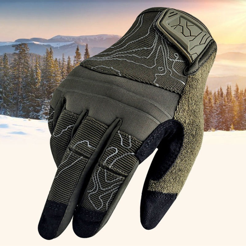 Prime District Pro Tactical Gloves – Hard Knuckle Protection, Touch Screen & Anti-Slip Grip