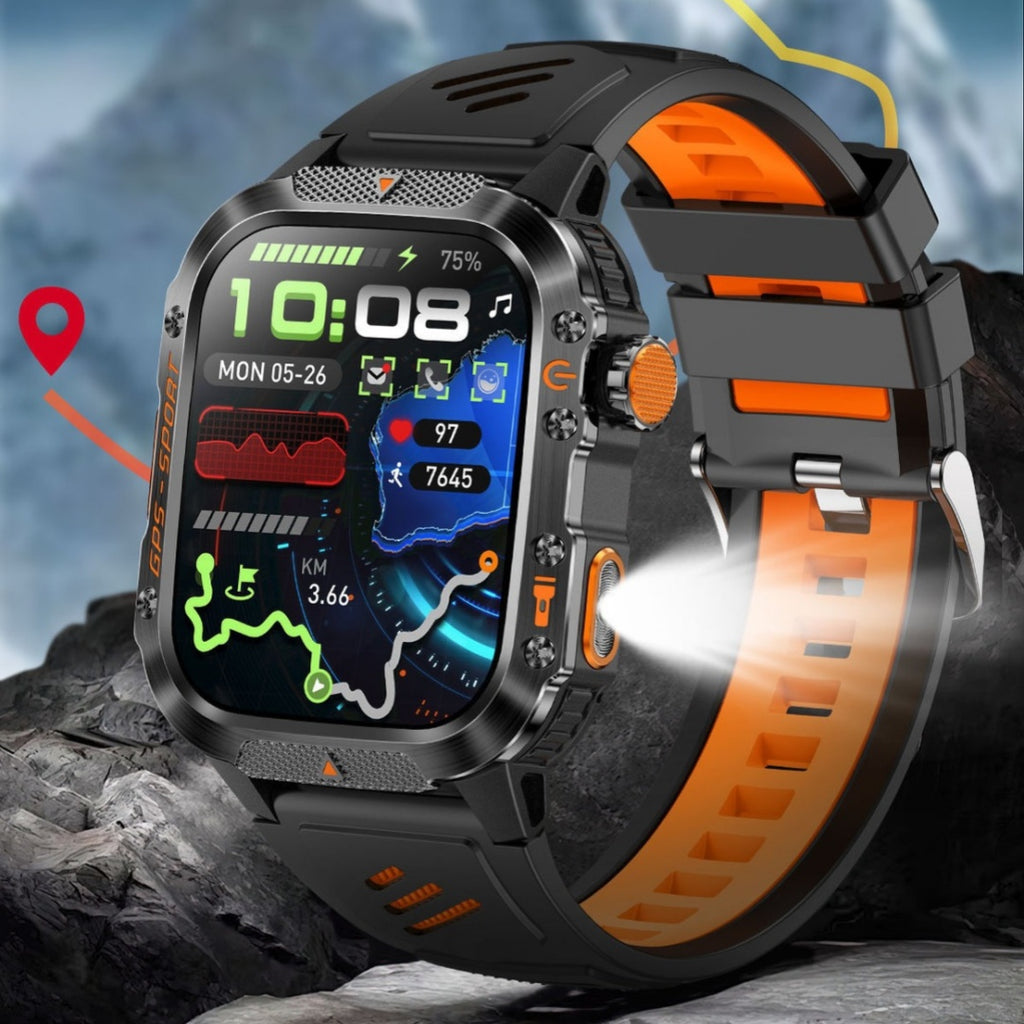 Prime District GPS Pro Smartwatch – Built-in Satellite Navigation, Performance Tracking & Long Battery Life