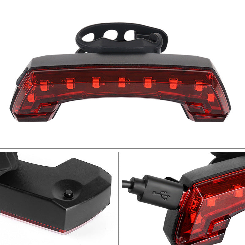 Prime District Ultra Bright Rear Bike Light – High-Visibility, USB Rechargeable & Waterproof Design