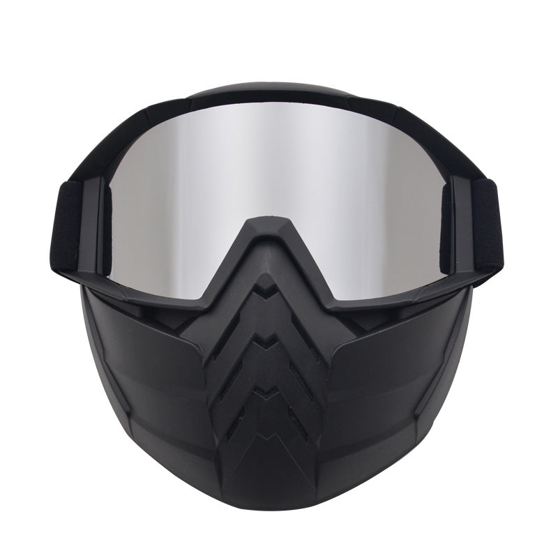 Prime District 2-in-1 Tactical Mask – Detachable Goggles & Anti-Dust Filter