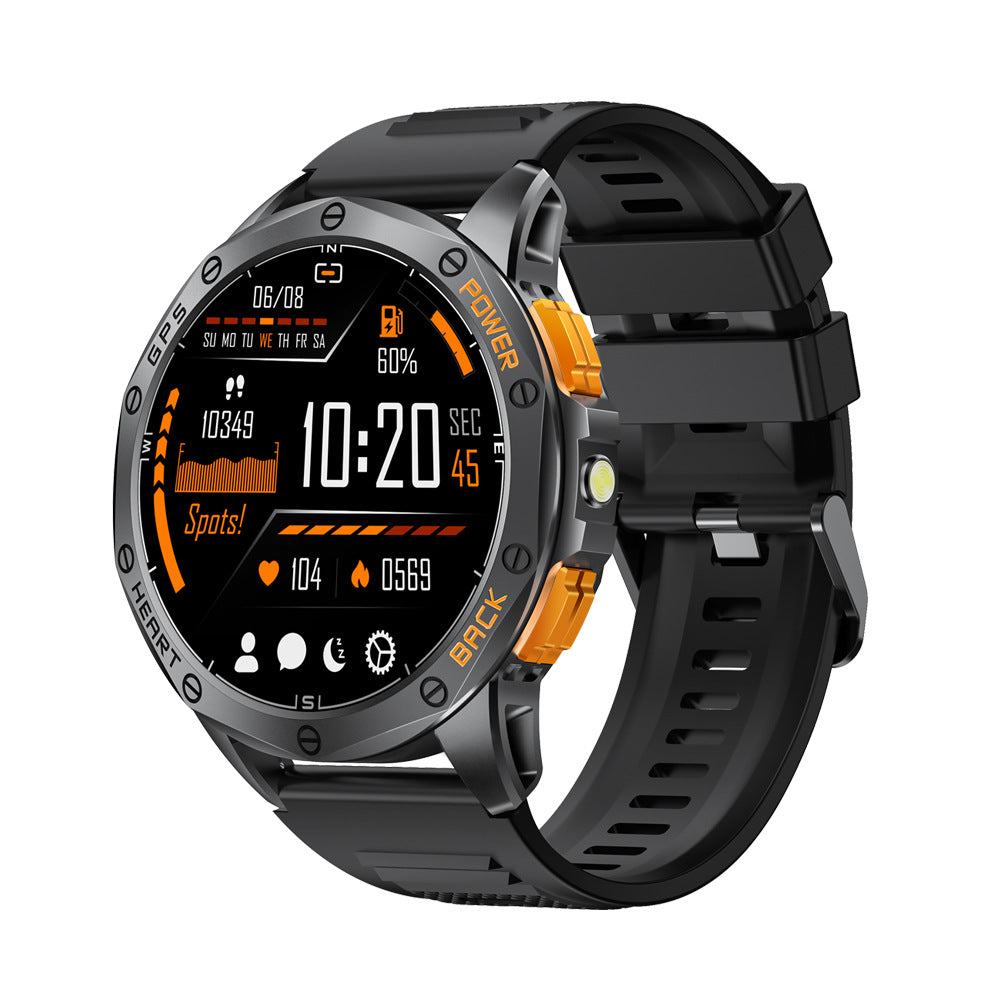 Prime District Titan Military Smartwatch – Built-in GPS, Bluetooth Calls & Extreme Durability