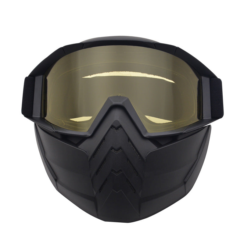 Prime District 2-in-1 Tactical Mask – Detachable Goggles & Anti-Dust Filter