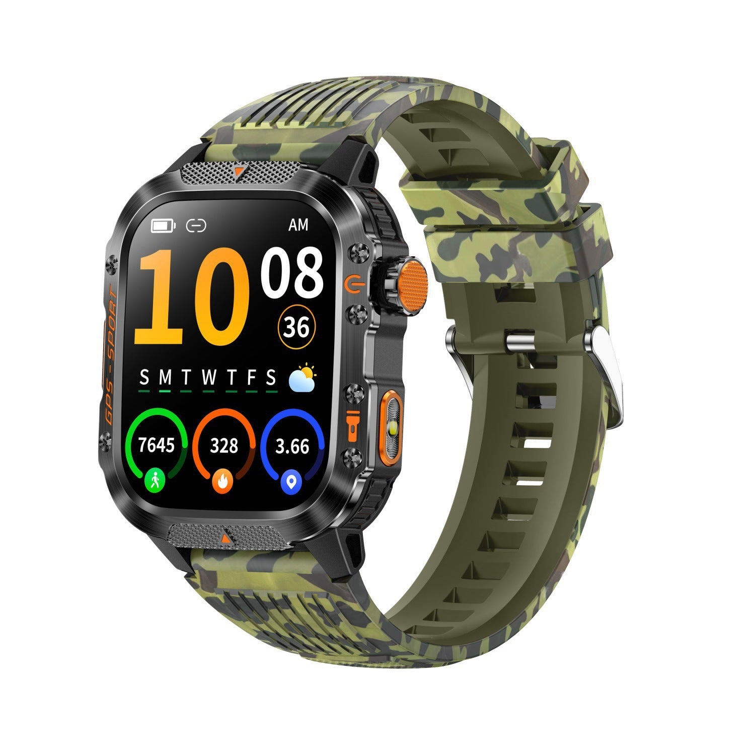 Prime District GPS Pro Smartwatch – Built-in Satellite Navigation, Performance Tracking & Long Battery Life