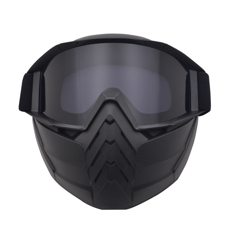 Prime District 2-in-1 Tactical Mask – Detachable Goggles & Anti-Dust Filter